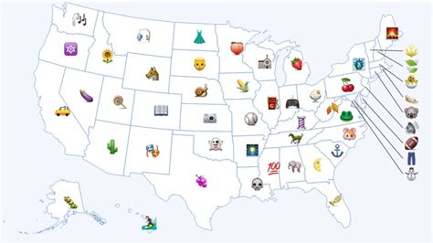 most popular emojis by state abc7 chicago