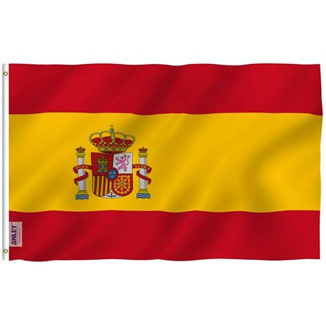 fly breeze spain flag  foot anley flags