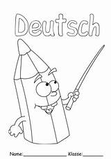 Deckblatt Deckblaetter Zum Schule Deutsche sketch template