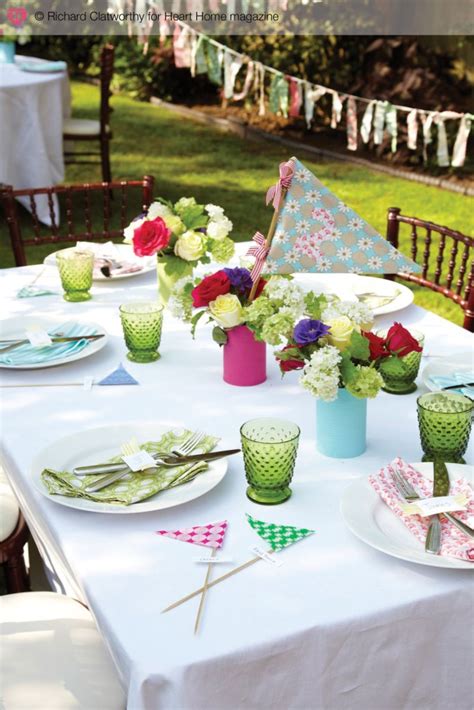 essential elements of an outdoor garden party ~ fresh