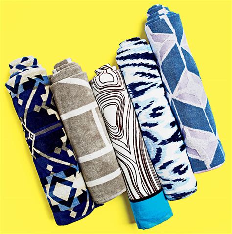 hit  beach   stylish beach towels chicago magazine