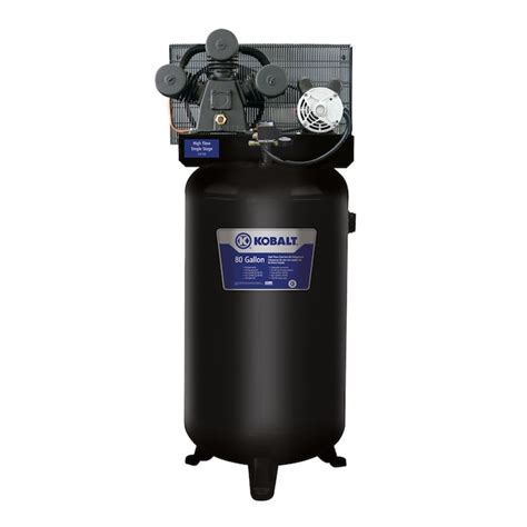 kobalt  hp  gallon  psi electric air compressor  lowescom