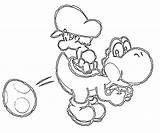 Yoshi Coloriage Yoshis Coloriages Woolly Vidéos Primaire Joyeux Template sketch template