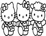 Coloring Kitty Hello Friends Pages Wecoloringpage Hellokids Adult sketch template