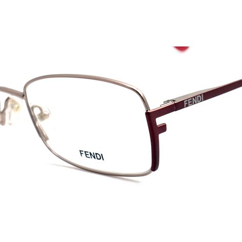 Fendi Eyeglasses Women Shiny Rose Frames Rectangle 54 15 135 F959 688