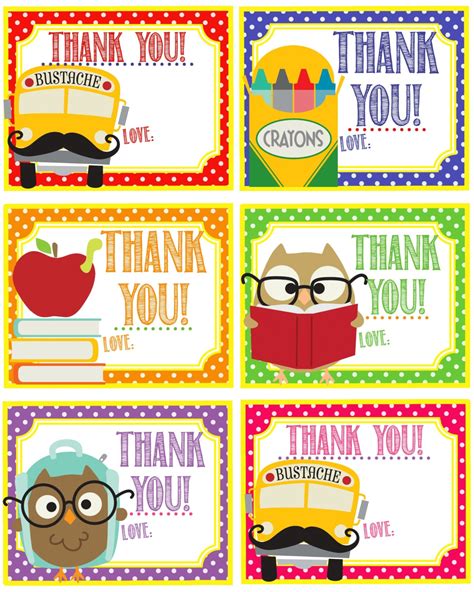 teacher appreciation  printable cards
