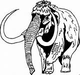 Mammut Mammoth Malvorlage Mit Ausmalbild Wooly Ausmalen Mammuts sketch template
