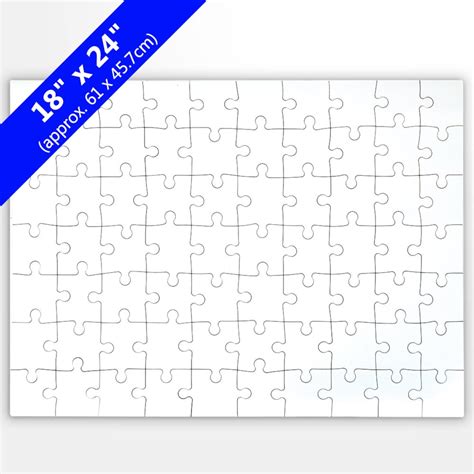 blank  jigsaw puzzle  pieces etsy