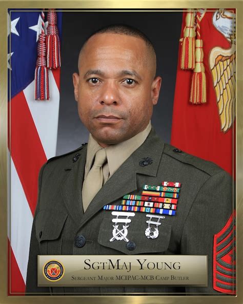 sergeant major vincent  young marine corps installations pacific