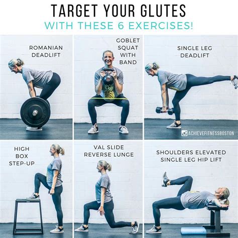 target your glutes with these 6 exercises to help you target your