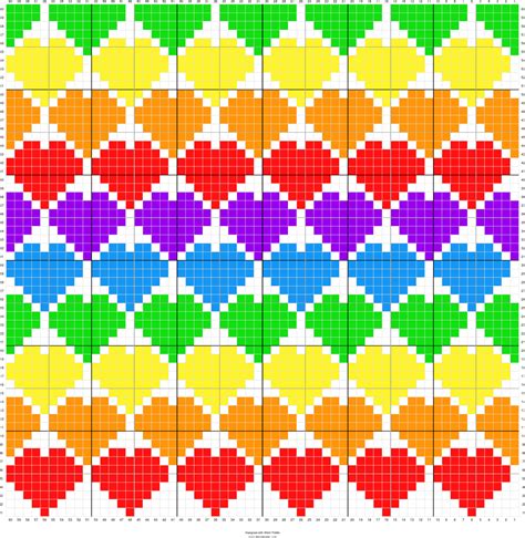 heart cc graphgan pattern designed  jennifer damron perry stitch