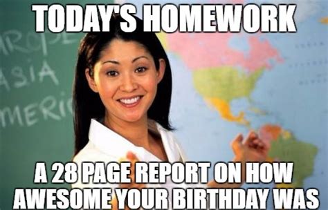 Today S Homework A 28 Page Report On How Awesome Your