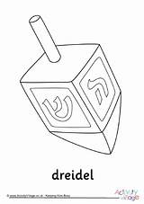Dreidel Colouring Hanukkah Pages Become Member Log sketch template