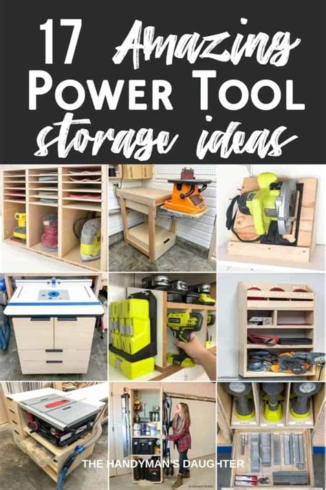 17 Genius Diy Power Tool Storage Ideas The Handymans Daughter