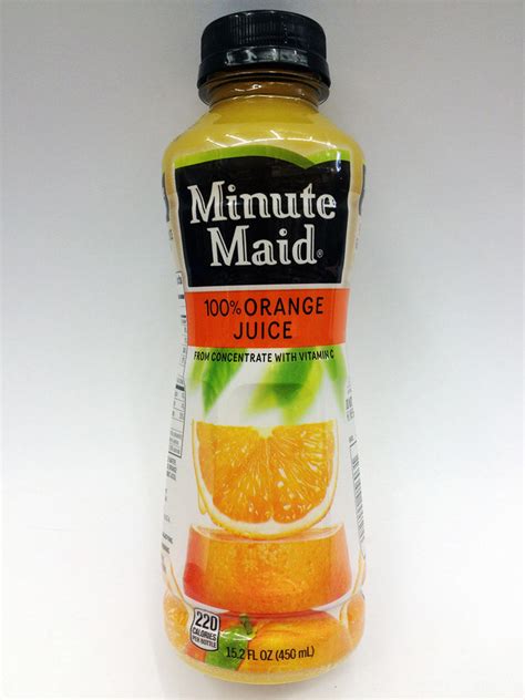 minute maid  orange juice soda pop shop