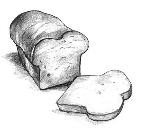 drawing   slice  bread  paintingvalleycom explore collection