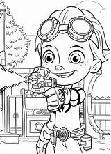 Rusty Rivets Coloring Pages Printable sketch template
