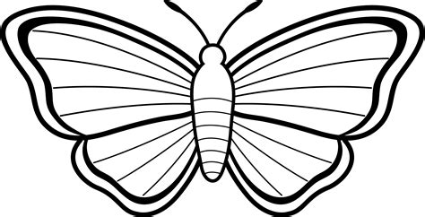 butterfly outline clip art clipartsco monarch butterfly outline