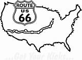 Route 66 Coloring Usa Map Pages Famous Printable Clipart Drawing Bridge Golden Categories Clipartmag Supercoloring sketch template