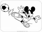 Soccer Disneyclips Kicking sketch template