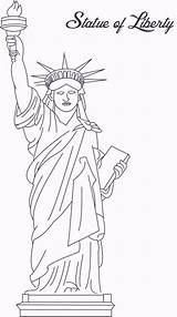 Statue Liberty Coloring Pages Kids Printable Print York Book Color Coloring4free Tex Big Sheets Template Clipart Studyvillage Bell Island Lady sketch template