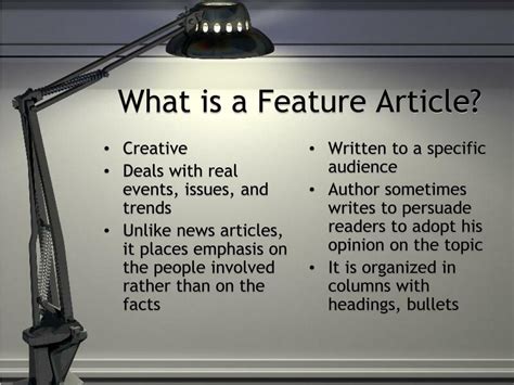 feature article definition