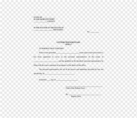 sample letter  appoint  executor  estate onvacationswallcom