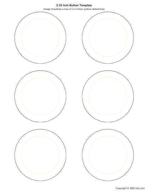 button template   sizes   ab crafty