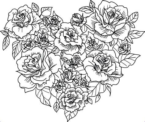 elegant coloring hearts  valentine coloring pages heart