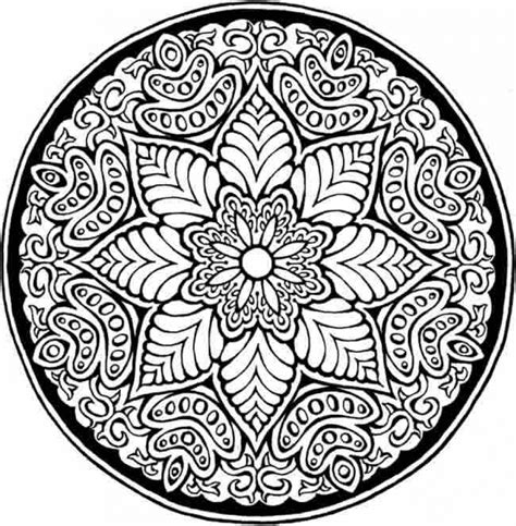 printable mandala coloring pages  adults