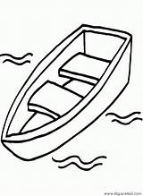 Canoe Canoa Barque Chaloupe Canoas Barcas Oar Getdrawings Coloriages Canot Colorier sketch template