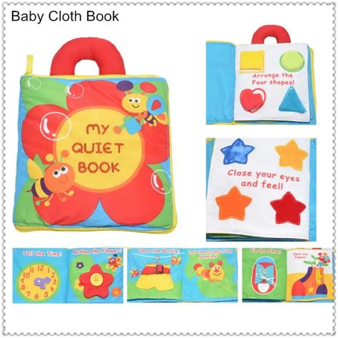 shipping hot sale  quiet book baby goodnight soft cloth bookbook standcloth bookcloth