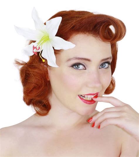 Pin On Pin Up And Rockabilly Hair Flowers