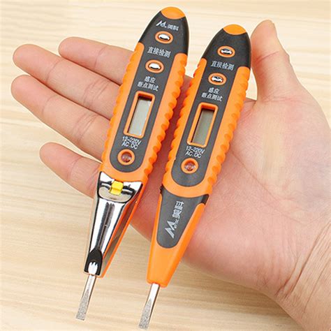 digital test pencil multifunction ac dc   tester electrical lcd display voltage detector