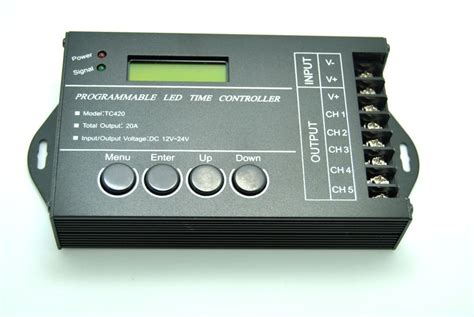 dc    channel output computer programmable rgb led time controller  usb cable