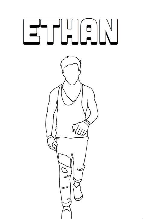 ethan coloring page coloring pages