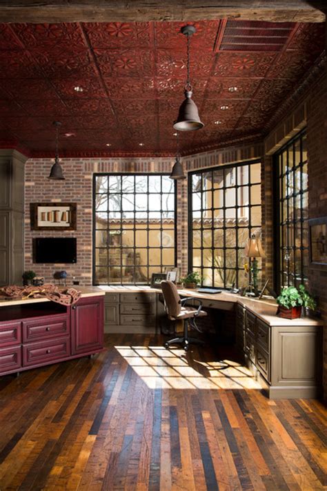 inspiring rustic home office designs  motivate