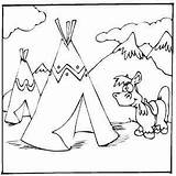 Coloring Horse Pages Teepees Freeprintablecoloringpages Horses sketch template