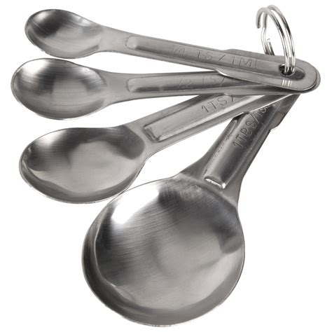 piece stainless steel measuring spoon