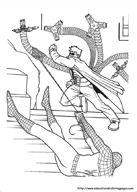 kids spiderman coloring pages