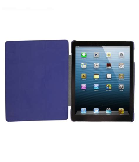 apple ipad mini  plain  cover  kara navy blue cases covers    prices