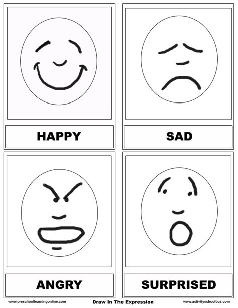 emotions flashcards feelings cards preschool learning