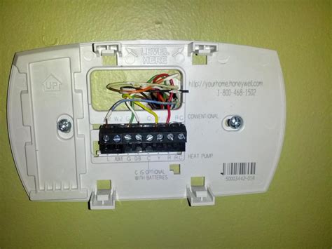 honeywell  thermostat wiring