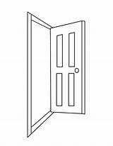 Door Coloring Drawing Pages Colouring Kids Color Open Designlooter Getdrawings Choose Board 56kb 792px Sketch sketch template