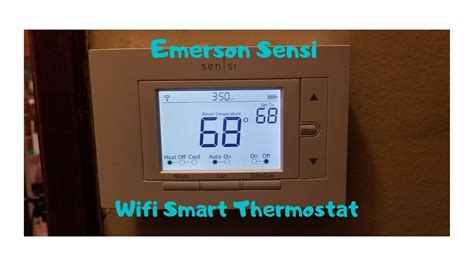 emerson sensi wifi smart thermostat installation review youtube