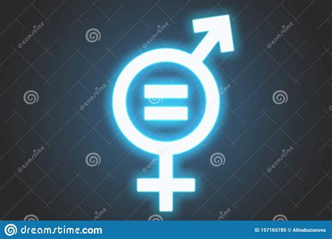 gender equality concept sex sign as a metaphor of social