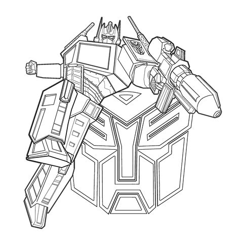 transformer coloring pages  kids  educative printable