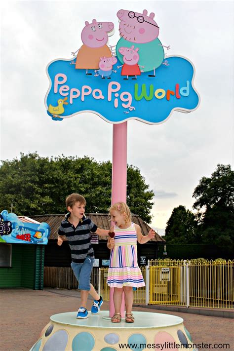 peppa pig world review paultons park family theme park uk messy  monster