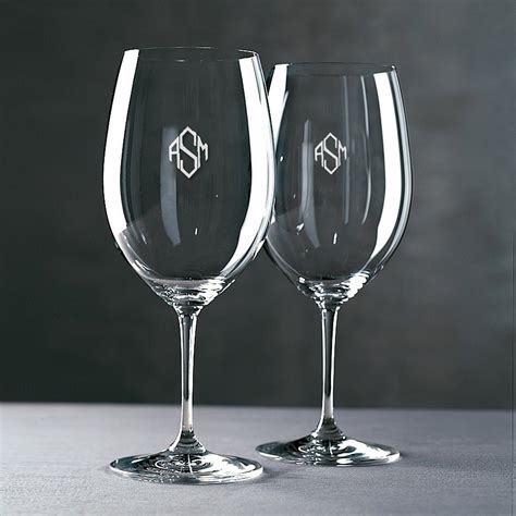 riedel crystal wine glasses engraved australia wide delivery