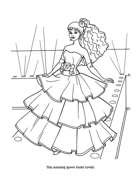 gambar  printables images pinterest barbie coloring pages page